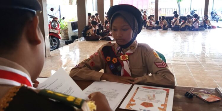 Kwartir Cabang Kota Pekalongan Gelar Seleksi Pramuka Garuda, Dimulai Dari Tahap Verifikasi Administrasi