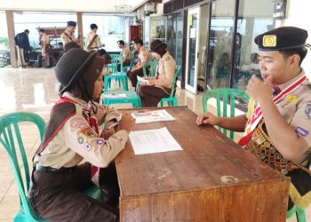 Kwartir Cabang Kota Pekalongan Gelar Seleksi Pramuka Garuda, Dimulai Dari Tahap Verifikasi Administrasi