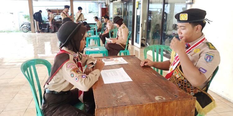 Kwartir Cabang Kota Pekalongan Gelar Seleksi Pramuka Garuda, Dimulai Dari Tahap Verifikasi Administrasi