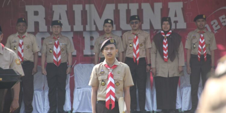 Ketua Kwarcab Karanganyar Menutup Raimuna Cabang 2025