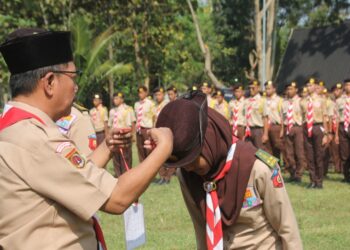 Ketua Kwarcab Karanganyar Menutup Raimuna Cabang 2025