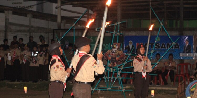 Sukses Gelar Perjumsab & Pelantikan Rakit, MTs Minhajut Tholabah Tunjukkan Semangat Pembinaan Generasi Muda