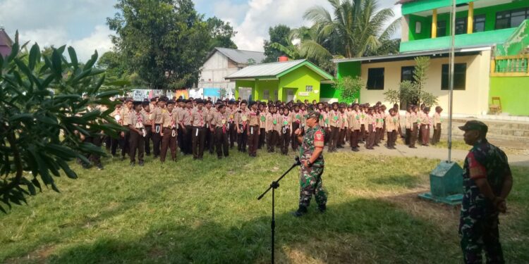 Sambutan Hangat Untuk Siswa Baru SMA Ma’arif NU Karanganyar Dari Ambalan Sultan Hasanudin dan Tjut Nyak Dhien