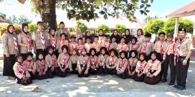 Pastikan Keaktifan Anggota Muda dan Gudep, Kwarran Patimpeng Bangun Sinergi dan Kunjungi Gugusdepan