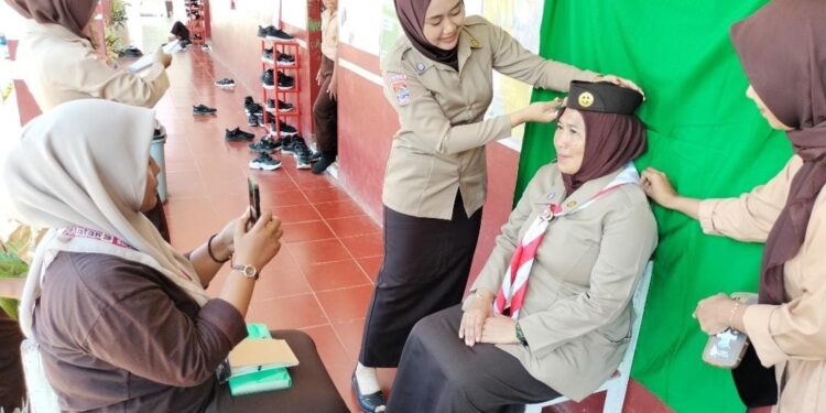 Pastikan Keaktifan Anggota Muda dan Gudep, Kwarran Patimpeng Bangun Sinergi dan Kunjungi Gugusdepan