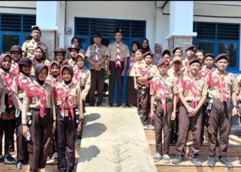 Pastikan Keaktifan Anggota Muda dan Gudep, Kwarran Patimpeng Bangun Sinergi dan Kunjungi Gugusdepan