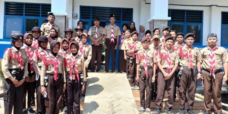 Pastikan Keaktifan Anggota Muda dan Gudep, Kwarran Patimpeng Bangun Sinergi dan Kunjungi Gugusdepan