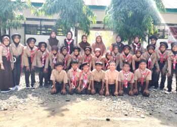 Tingkatkan Kualitas Pramuka Bone: Kwarran Patimpeng kunjungi Pangkalan Gudep se-Desa Paccing