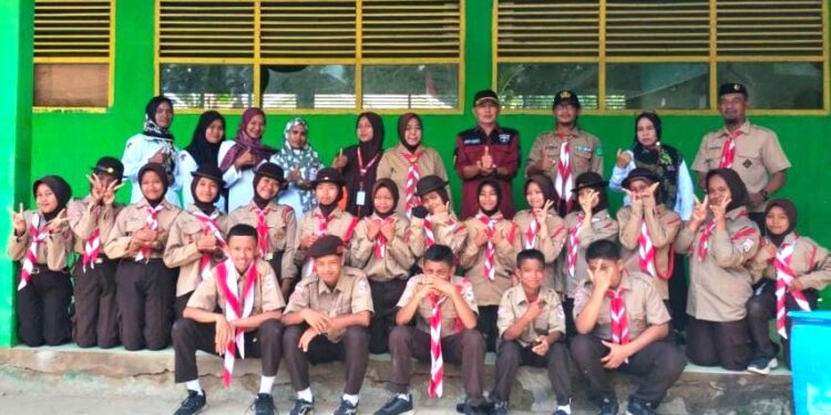 Tingkatkan Kualitas Pramuka Bone: Kwarran Patimpeng kunjungi Pangkalan Gudep se-Desa Paccing