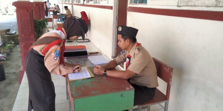 Kwarcab Nunukan Gelar Penilaian Calon Pramuka Garuda di Pulau Sebatik