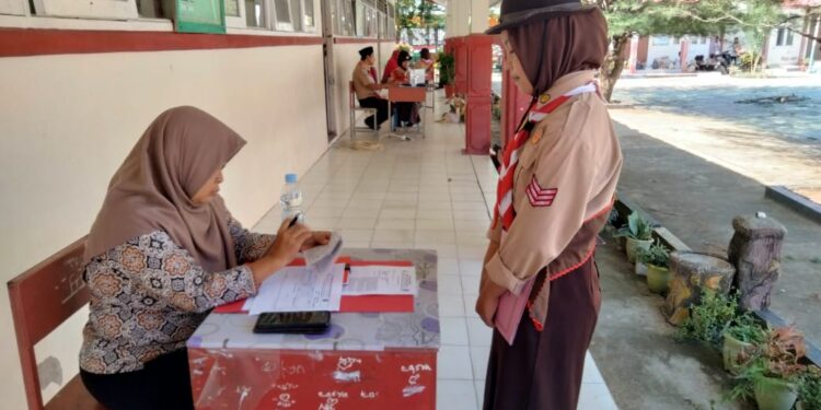 Kwarcab Nunukan Gelar Penilaian Calon Pramuka Garuda di Pulau Sebatik