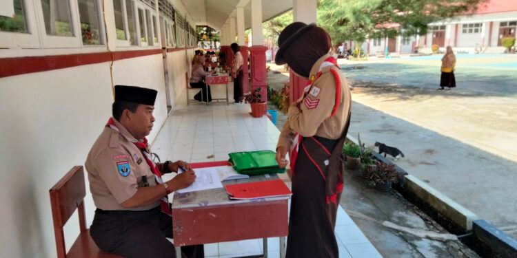 Kwarcab Nunukan Gelar Penilaian Calon Pramuka Garuda di Pulau Sebatik