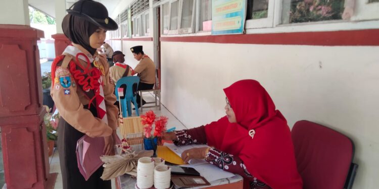 Kwarcab Nunukan Gelar Penilaian Calon Pramuka Garuda di Pulau Sebatik
