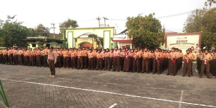 Pramuka Adu Keterampilan PBB dan LUB, SMPN 49, 1 dan 43 Raih Prestasi Puncak Scout Ceremony Competition 2025 Kwarcab Surabaya