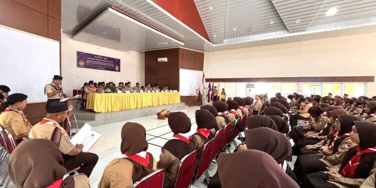 Kursus Pembina Pramuka Mahir Tingkat Dasar Golongan Penggalang PGSD Bone FIP UNM Di Buka Secara Resmi