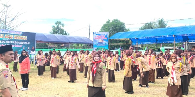 Peringati Hari SBH ke-40, Pinsaka SBH Kwartir Cabang Pangkep Galakkan Gerakan Aksi Bergizi