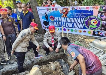 Pramuka Peduli Buleleng Mulai Bangun Dua Rumah Layak Huni