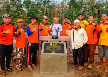 Kwarda Lampung Bangun Prasasti Untuk Kenang Korban Kecelakaan Dan Sebagai Peringatan Agar Selalu Berhati Hati Berkendara