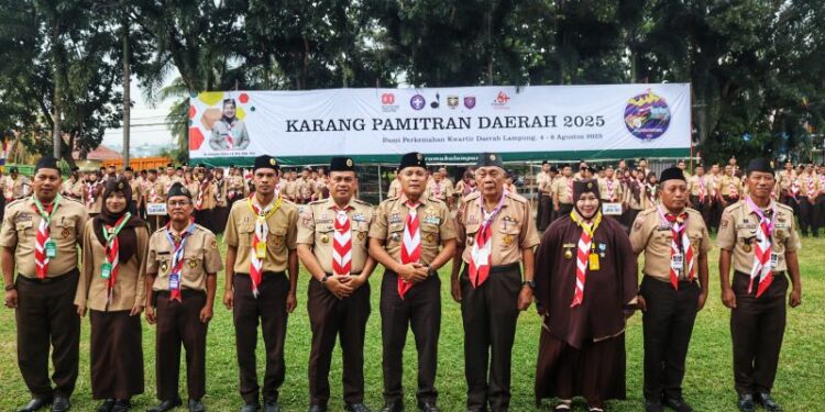 Resmi Dibuka Gubernur. Karang Pamitran Daerah Lampung 2025 Diharapkan Menjadi Wadah Bermakna Untuk Mempererat Persaudaraan, Memperdalam Wawasan Kepramukaan Dan Semangat Kebangsaan