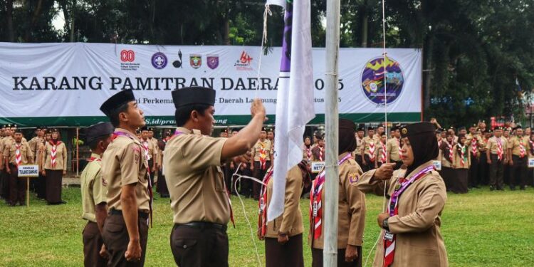 Resmi Dibuka Gubernur. Karang Pamitran Daerah Lampung 2025 Diharapkan Menjadi Wadah Bermakna Untuk Mempererat Persaudaraan, Memperdalam Wawasan Kepramukaan Dan Semangat Kebangsaan