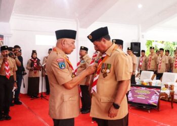 Kakwarda Jatim Lantik Kamabicab Kota Madiun, Sepakati Pembangunan Generasi Emas Indonesia Lewat Pramuka