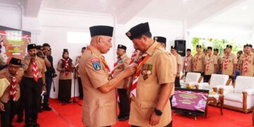 Kakwarda Jatim Lantik Kamabicab Kota Madiun, Sepakati Pembangunan Generasi Emas Indonesia Lewat Pramuka