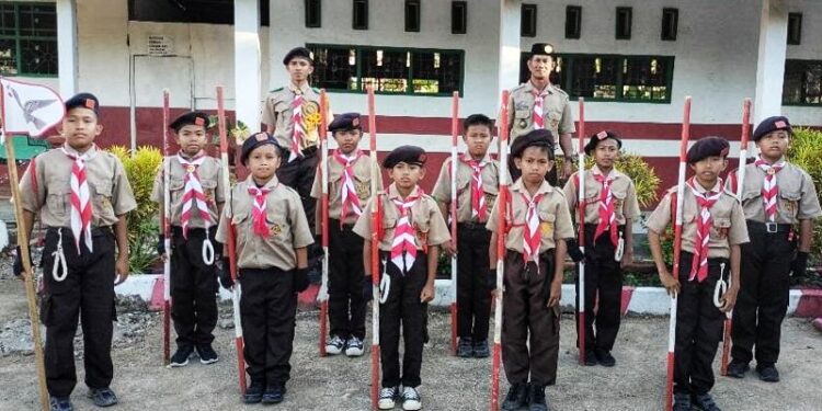 Penggalang 260 Masago Siap Menjadi Pemimpin Masa Depan dengan Kolaborasi Pembina dan DKR Patimpeng