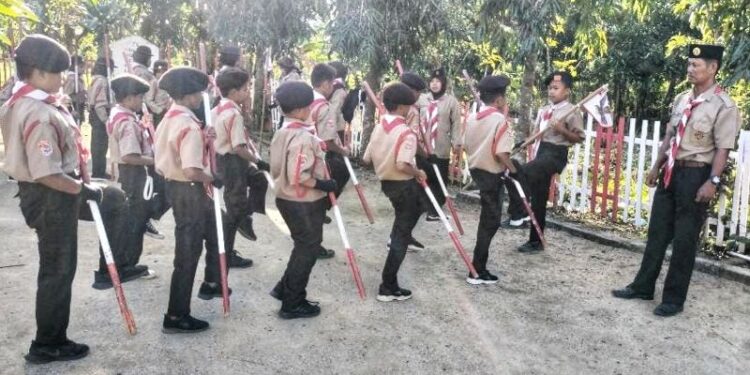 Penggalang 260 Masago Siap Menjadi Pemimpin Masa Depan dengan Kolaborasi Pembina dan DKR Patimpeng