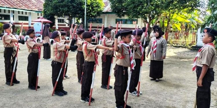 Penggalang 260 Masago Siap Menjadi Pemimpin Masa Depan dengan Kolaborasi Pembina dan DKR Patimpeng