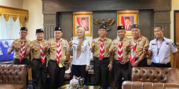 Kwarnas Lakukan Audiensi Dengan Pemprov Lampung Untuk Pastikan Dukungan Dan Kesiapan Lampung Sebagai Tuan Rumah KPN 2028