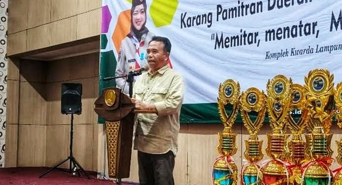 Tutup Karang Pamitran Daerah Lampung. Waka Kwarnas Bidang Binawasa Sampaikan Rencana KPN 2028