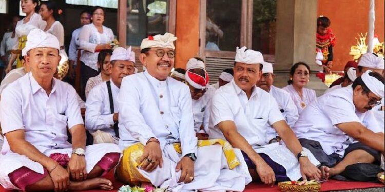 Jaga Keharmonisan Spiritual, Kwarda Bali Gelar Piodalan Purnama Sasih Karo