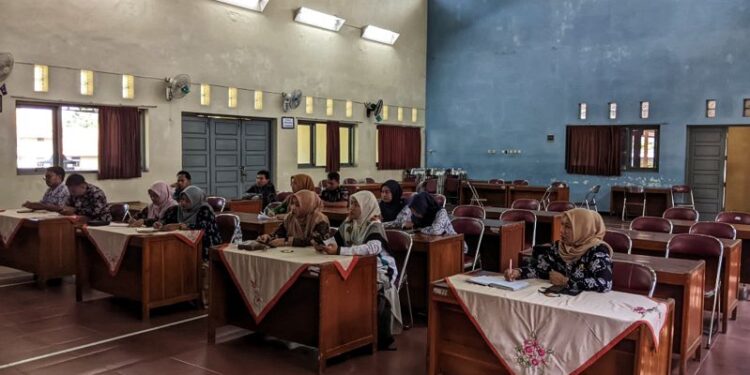 Kwarran Somagede Gelar Rakor Persiapan Upacara Hari Pramuka ke-64