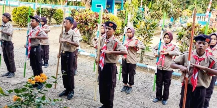 Langkah Disiplin, Hati Patriotik: Baris Berbaris Pramuka Penggalang “Bima Sakti Scouts”