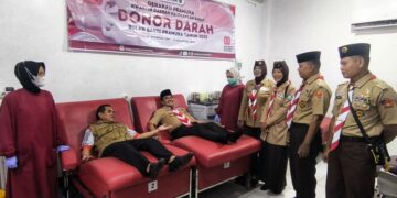 Membuka Rangkaian Kegiatan Bulan Bakti Pramuka Tahun 2025, Kwarda Kalbar Gelar Kegiatan Donor Darah