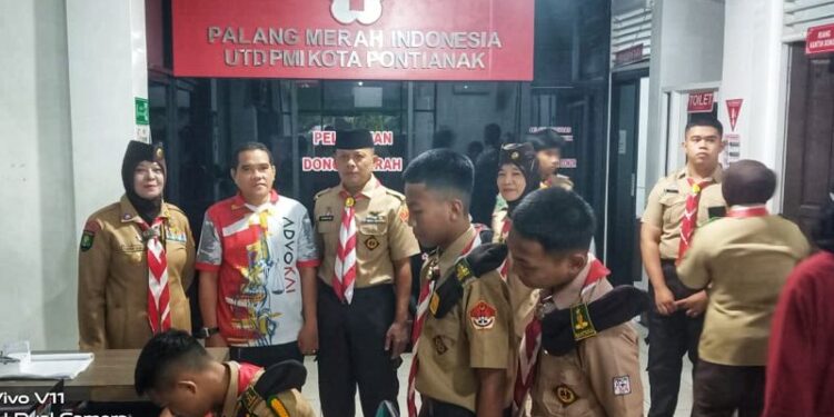 Membuka Rangkaian Kegiatan Bulan Bakti Pramuka Tahun 2025, Kwarda Kalbar Gelar Kegiatan Donor Darah