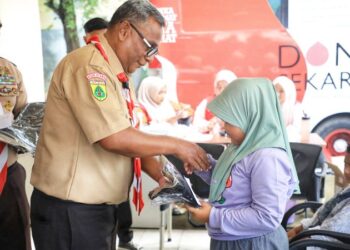 Dalam Rangka “Bulan Bakti Pramuka” Aceh Utara Gelar Donor Darah 