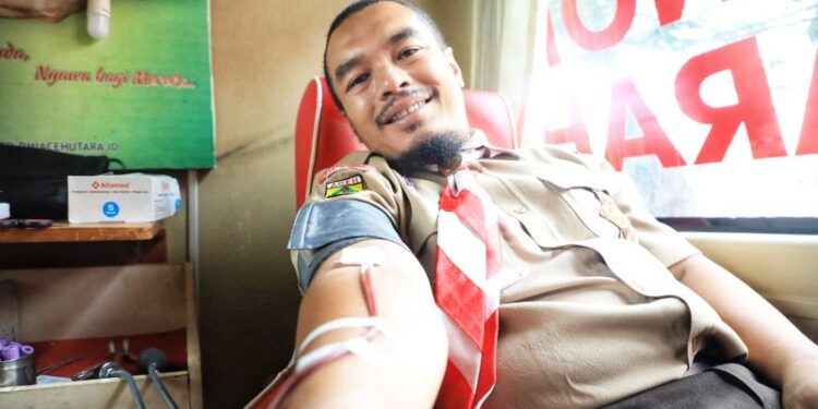 Dalam Rangka “Bulan Bakti Pramuka” Aceh Utara Gelar Donor Darah