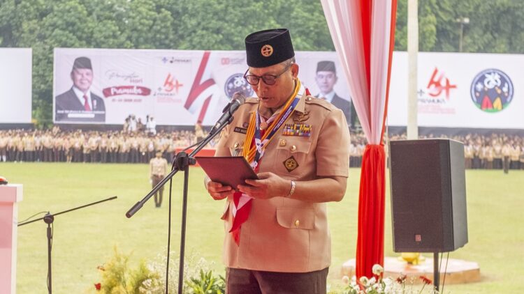 Gerakan Pramuka Tegaskan Kolaborasi Untuk Ketahanan Bangsa Di Hari Pramuka Ke-64