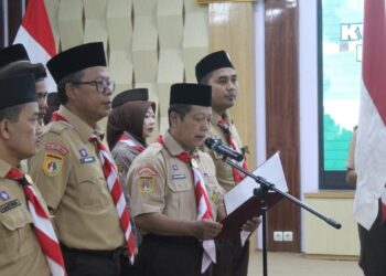 Gerakan Pramuka Kota Pekalongan Lantik Pengurus Ranting Baru Masa Bakti 2025–2027