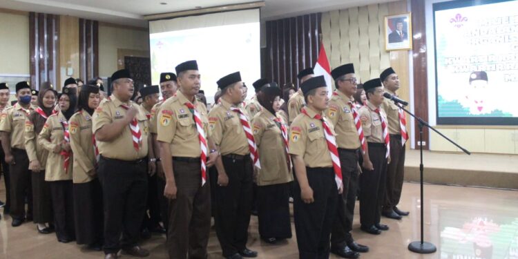 Gerakan Pramuka Kota Pekalongan Lantik Pengurus Ranting Baru Masa Bakti 2025–2027