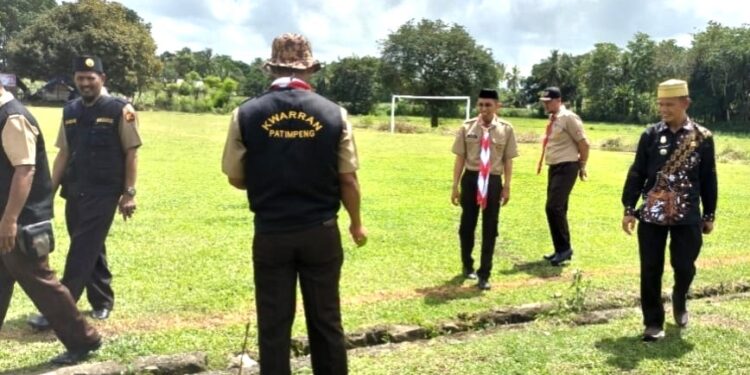 Kwarran Patimpeng Lakukan Identifikasi Lokasi Perkemahan Hari Pramuka