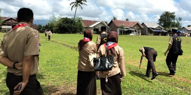 Kwarran Patimpeng Lakukan Identifikasi Lokasi Perkemahan Hari Pramuka