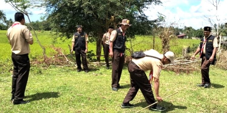 Kwarran Patimpeng Lakukan Identifikasi Lokasi Perkemahan Hari Pramuka