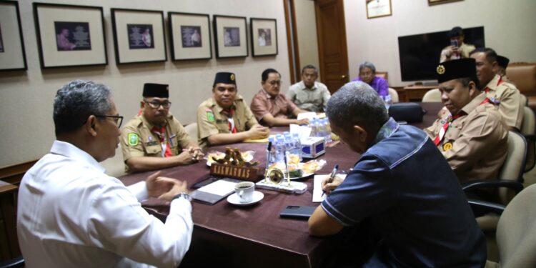 Kwarda Riau Audiensi Dengan Ketua Kwarnas: Perkuat Sinergi Dan Koordinasi Program Kepramukaan