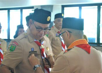 Ketua Kwarda Kalimantan Barat Lantik Bupati Bengkayang Sebagai Ketua Mabicab