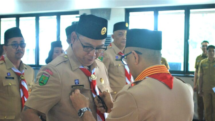 Ketua Kwarda Kalimantan Barat Lantik Bupati Bengkayang Sebagai Ketua Mabicab