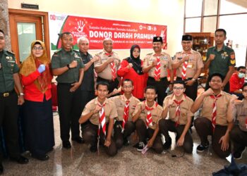 Dalam Rangka Peringatan Hari Pramuka Ke 64 dan Bulan Bakti Pramuka 2025: Kwarnas Selenggarakan Kegiatan Donor Darah