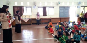 Kwartir Ranting Somagede Gelar Lomba Mewarnai Pramuka Pra Siaga tahun 2025