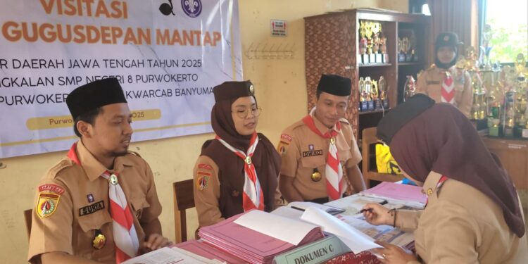 SMP Negeri 8 Purwokerto Berpeluang Menjadi Gudep Mantap Tingkat Jateng
